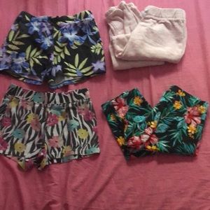 Bundle of joggers and shorts